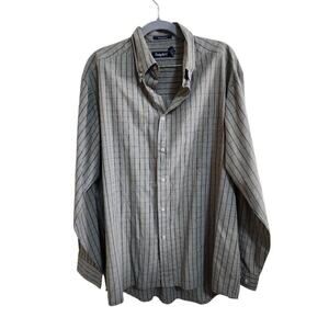 Men's Sedgefield Casual Button-Down Long Sleeve Shirt Large